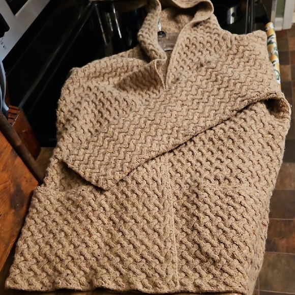 Architect Tan Women's Cardigan Sweater - Picture 5 of 5